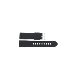 Bracelet de montre Universel JD091.01 Silicone Noir 22mm