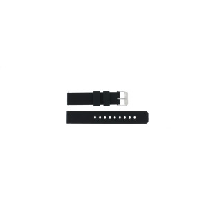 Bracelet de montre Universel JD417.01 Silicone Noir 14mm
