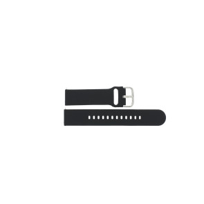 Bracelet de montre Universel JD437 Silicone Noir 20mm