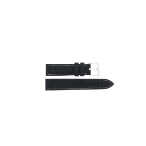 Bracelet de montre Universel JD752-WS Silicone Noir 20mm