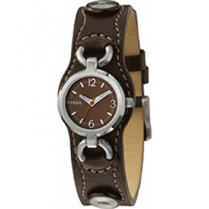 Bracelet de montre Fossil JR1014 Cuir Brun
