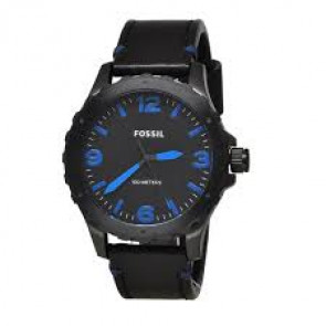 Bracelet de montre Fossil JR1446 Cuir Noir 22mm