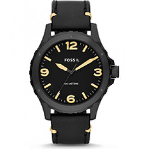Bracelet de montre Fossil JR1447 Cuir Noir 22mm