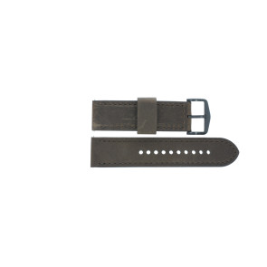 Bracelet de montre Fossil JR1487 / NATE Cuir Brun 24mm