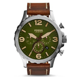 Bracelet de montre Fossil JR1508 Cuir Brun 24mm