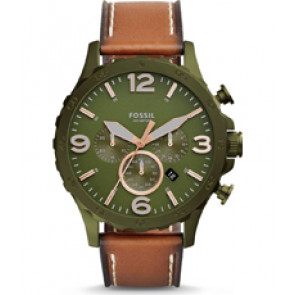 Bracelet de montre Fossil JR1531 Cuir Brun 24mm