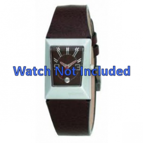 Bracelet de montre Fossil JR9407 Cuir Brun 20mm