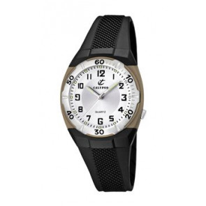 Bracelet de montre Calypso K5215-1 Caoutchouc Noir 15mm
