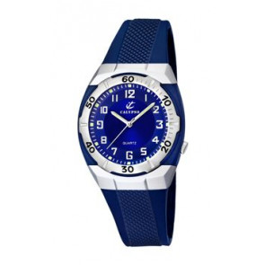 Bracelet de montre Calypso K5215-3 Caoutchouc Bleu 14mm