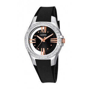 Bracelet de montre Calypso K5680-3 Plastique Noir