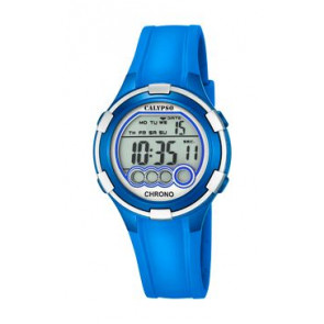 Bracelet de montre Calypso K5692-4 / K5692-2 Caoutchouc Bleu 19mm