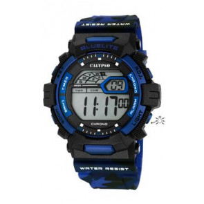 Bracelet de montre Calypso K5693-1 Plastique Bleu 27mm