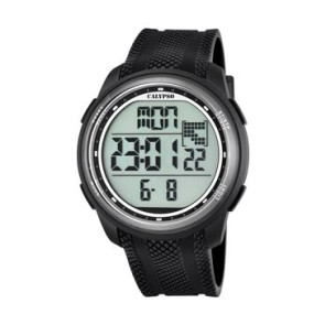 Bracelet de montre Calypso K5704-8 Plastique Noir 24mm