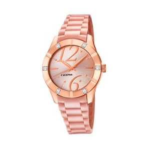 Bracelet de montre Calypso K5715-2 Plastique Rose