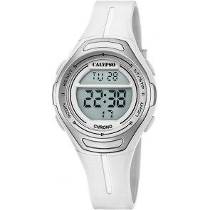 Bracelet de montre Calypso K5727-1 Silicone Blanc