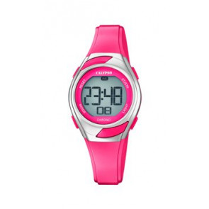 Bracelet de montre Calypso K5738-4 Caoutchouc Rose
