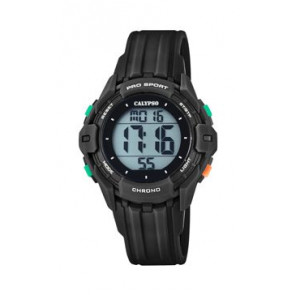 Bracelet de montre Calypso K5740-6 Plastique Noir 20mm