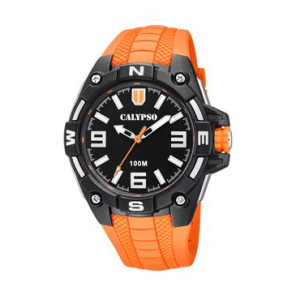 Bracelet de montre Calypso K5761-3 Silicone Orange 22mm
