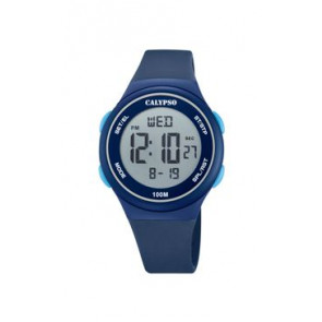 Bracelet de montre Calypso K5804.1 Plastique Bleu