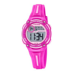 Bracelet de montre Calypso K6068.1 Silicone Rose