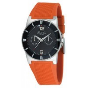 Bracelet de montre Kenneth Cole KC1578 Caoutchouc Orange 22mm
