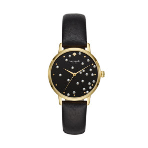 Bracelet de montre Kate Spade New York KSW1395 Cuir Noir 16mm