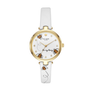 Bracelet de montre Kate Spade New York KSW1416 Cuir Blanc