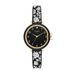 Bracelet de montre Kate Spade New York KSW1476 Cuir Noir