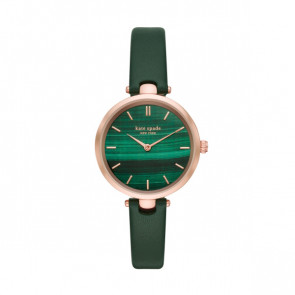 Bracelet de montre Kate Spade New York KSW1529 Cuir Vert 12mm