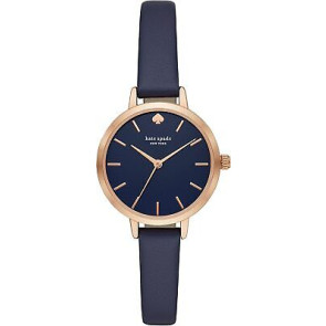 Bracelet de montre Kate Spade New York KSW9004 Cuir Bleu 10mm