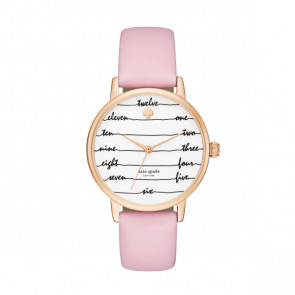 Bracelet de montre Kate Spade New York KSW9021 Cuir Rose 16mm