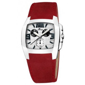 Bracelet de montre Lotus 15321-8 Cuir Rouge 22mm