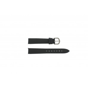 Lasita bracelet de montre ZW16TIT Cuir Noir 16mm + coutures noires