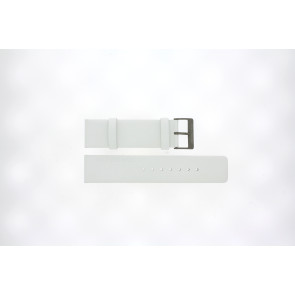 Bracelet de montre Rolf Cremer LB010.09 / Turn / Excentrum Cuir Blanc 22mm