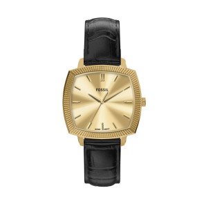 Bracelet de montre Fossil LE1214 Cuir Noir 18mm