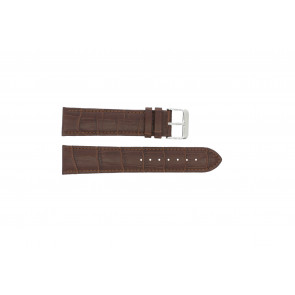 Bracelet de montre 305.02.18 XL Cuir Brun 18mm + coutures brunes