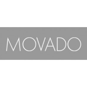 Movado bracelet de montre 81-A1-840 LM-43 Cuir Rouge 15mm + coutures défaut