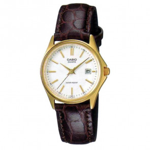 Bracelet de montre Casio LTP-1183Q / 10094839 Cuir Brun 15mm