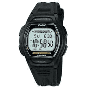 Casio bracelet de montre 10177113 Plastique Noir 15mm 