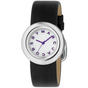 Bracelet de montre Marc by Marc Jacobs MBM1127 Cuir Noir 20mm