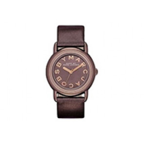 Bracelet de montre Marc by Marc Jacobs MBM1222 Cuir Brun 18mm