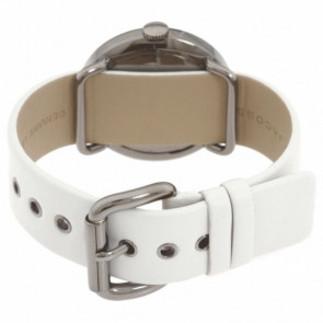 Bracelet de montre Marc by Marc Jacobs MBM1223 Cuir Blanc 20mm