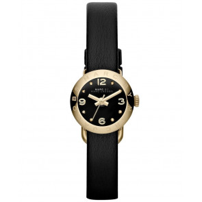 Bracelet de montre Marc by Marc Jacobs MBM1254 Cuir Noir 10mm