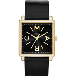 Bracelet de montre Marc by Marc Jacobs MBM1279 Cuir Noir 20mm
