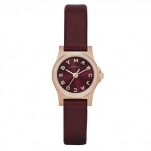 Bracelet de montre Marc by Marc Jacobs MBM1281 Cuir Rouge 10mm