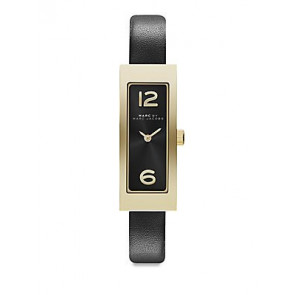 Bracelet de montre Marc by Marc Jacobs MBM1295 Cuir Noir 10mm