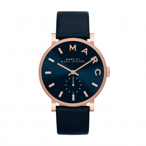 Bracelet de montre Marc by Marc Jacobs MBM1331 Cuir Bleu 14mm