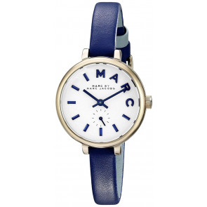 Bracelet de montre Marc by Marc Jacobs MBM1354 Cuir Bleu 8mm