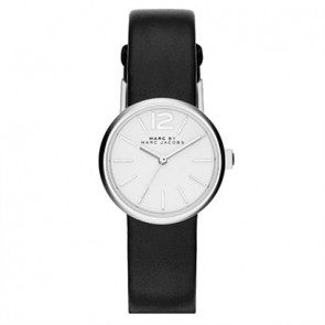 Bracelet de montre Marc by Marc Jacobs MBM1371 Cuir Noir 14mm