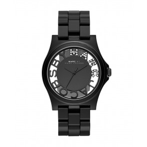Bracelet de montre Marc by Marc Jacobs MBM4572 Plastique Noir 20mm